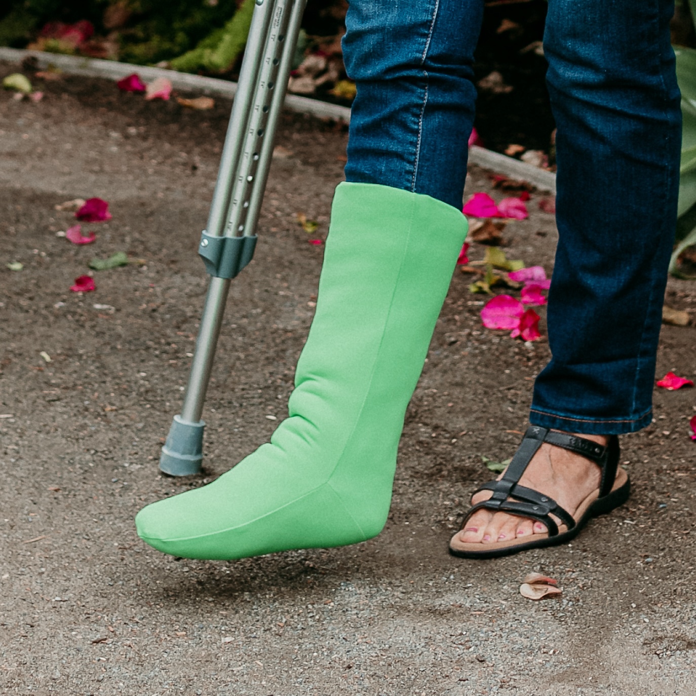 soft washable leg cast covers