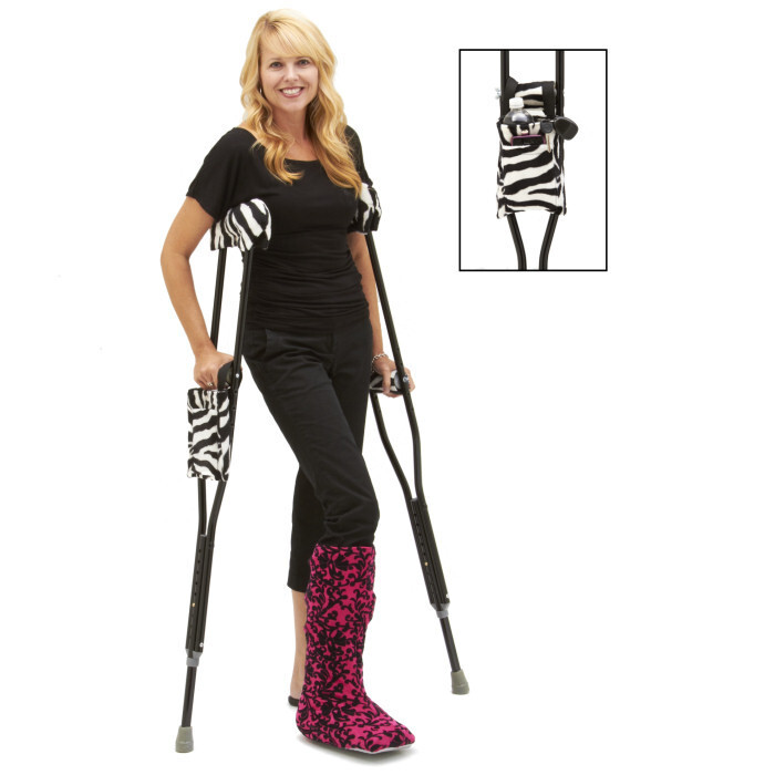 CrutchWear&reg; Crutch Covers and Bag for Comfortable Recovery