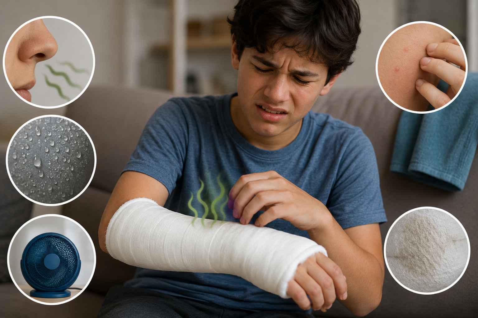 Why Does My Cast Smell? Causes of Itchy, Sweaty & Smelly Casts